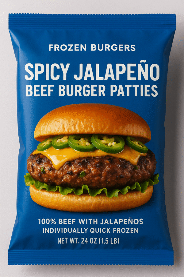Spicy Jalapeño Beef Burger Patties